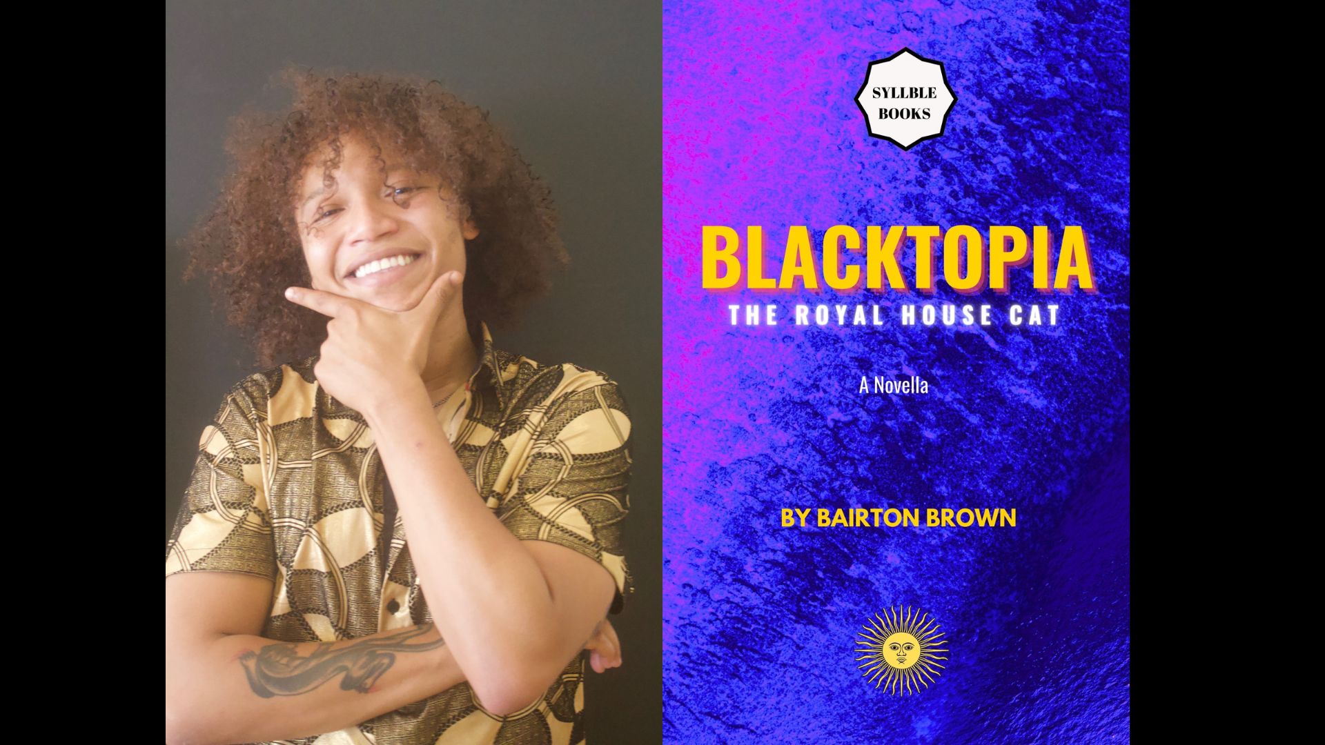 Debut Novella by Bairton Brown – Blacktopia: The Royal House Cat Publish on June 3rd by Syllble Books